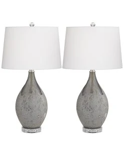 Pacific Coast Volcanic Shimmer Set Of 2 Table Lamp Home Table & Desk Lamps