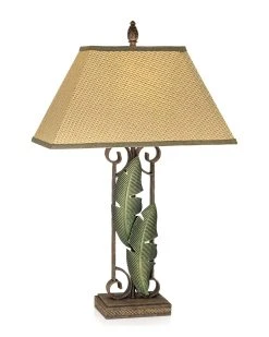 Pacific Coast Banana Leaves Table Lamp Home Table & Desk Lamps