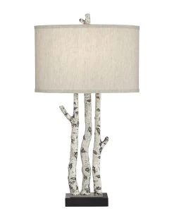 Pacific Coast White Forest Table Lamp Home Table & Desk Lamps