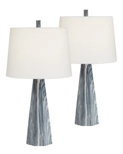 Pacific Coast Bluestone Set Of 2 Table Lamp Home Table & Desk Lamps